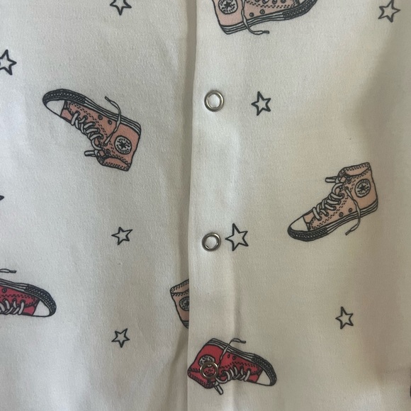 Converse Girls Footed Sleeper 6 Months - Picture 4 of 4